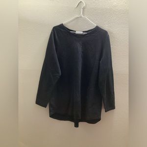 Women’s D & Co Active Long Black Long Sleeve Shirt 1X